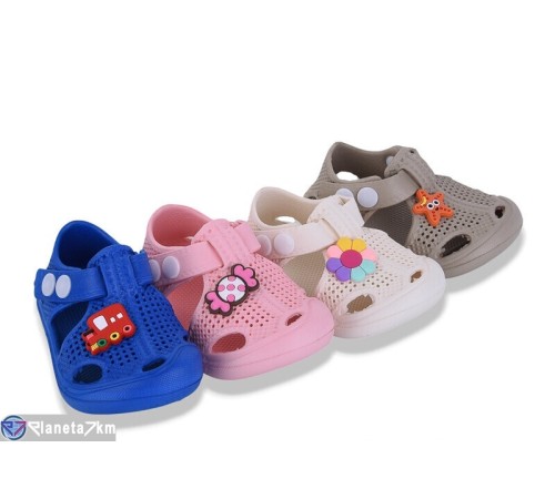 Кроки дитячі на літо (24 пар р.19-23) мікс  "IZY"