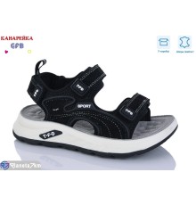 Сандалі дитячі на літо (8 пар р.27-32) чорний  "GFB-Канарейка"