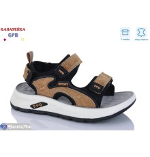 Сандалі дитячі на літо (8 пар р.27-32) коричневий  "GFB-Канарейка"