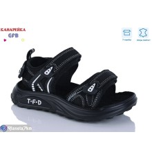 Сандалі дитячі на літо (8 пар р.27-32) чорний  "GFB-Канарейка"