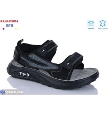 Сандалі дитячі на літо (8 пар р.32-37) чорний  "GFB-Канарейка"