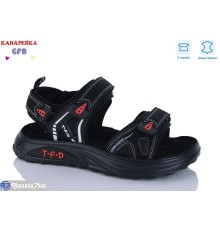 Сандалі дитячі на літо (8 пар р.32-37) чорний  "GFB-Канарейка"