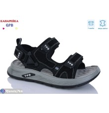 Сандалі дитячі на літо (8 пар р.32-37) чорний  "GFB-Канарейка"