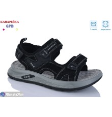 Сандалі дитячі на літо (8 пар р.32-37) чорний  "GFB-Канарейка"