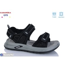 Сандалі дитячі на літо (8 пар р.32-37) чорний  "GFB-Канарейка"