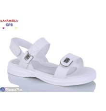 Дитячі босоніжки на літо (8 пар р.32-37) білий  "GFB-Канарейка"