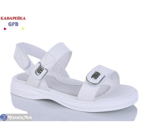 Дитячі босоніжки на літо (8 пар р.32-37) білий  "GFB-Канарейка"