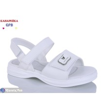 Дитячі босоніжки на літо (8 пар р.32-37) білий  "GFB-Канарейка"