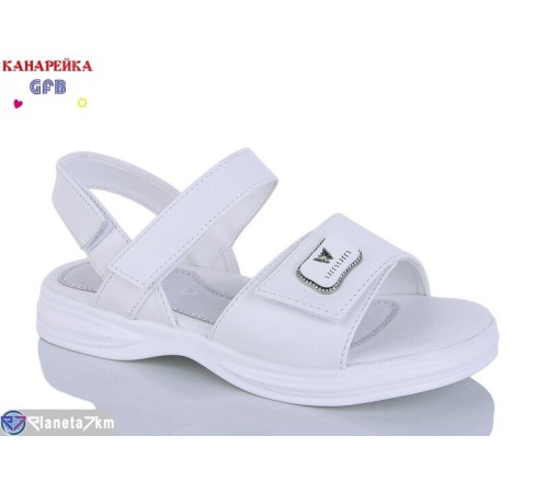 Дитячі босоніжки на літо (8 пар р.32-37) білий  "GFB-Канарейка"