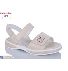 Дитячі босоніжки на літо (8 пар р.32-37) бежевий  "GFB-Канарейка"