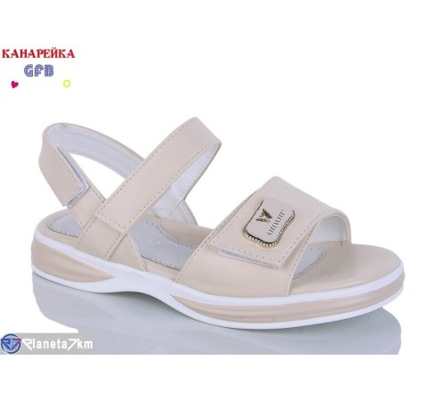 Дитячі босоніжки на літо (8 пар р.32-37) бежевий  "GFB-Канарейка"
