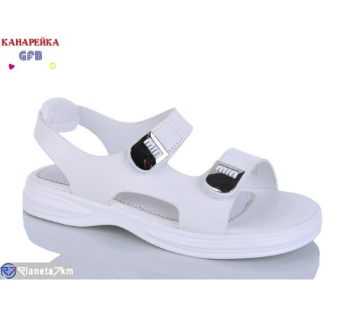 Дитячі босоніжки на літо (8 пар р.32-37) білий  "GFB-Канарейка"