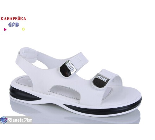 Дитячі босоніжки на літо (8 пар р.32-37) білий  "GFB-Канарейка"