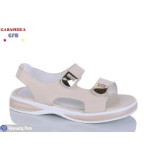 Дитячі босоніжки на літо (8 пар р.32-37) бежевий  "GFB-Канарейка"