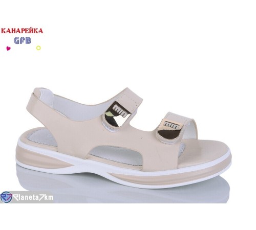 Дитячі босоніжки на літо (8 пар р.32-37) бежевий  "GFB-Канарейка"