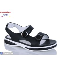 Дитячі босоніжки на літо (8 пар р.32-37) чорний  "GFB-Канарейка"