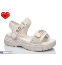 Босоніжки жіночі на літо (8 пар р.36-41) бежевий  "Jiao Li Mei"