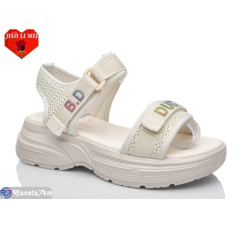 Босоніжки жіночі на літо (8 пар р.36-41) бежевий  "Jiao Li Mei"