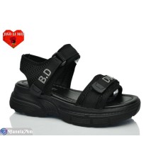 Босоніжки жіночі на літо (8 пар р.36-41) чорний  "Jiao Li Mei"