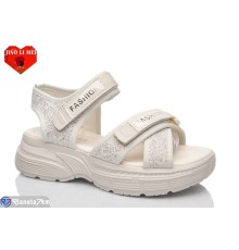 Босоніжки жіночі на літо (8 пар р.36-41) бежевий  "Jiao Li Mei"