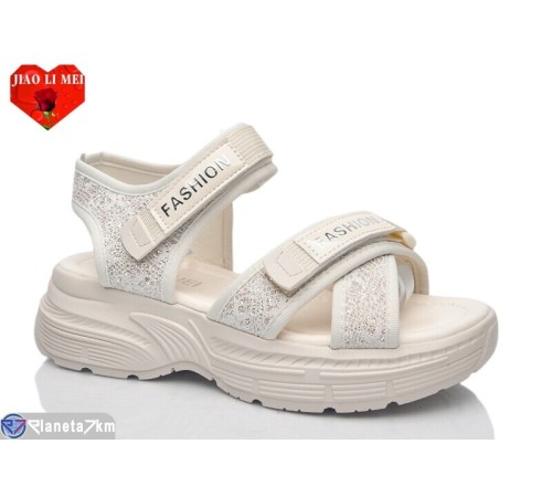 Босоніжки жіночі на літо (8 пар р.36-41) бежевий  "Jiao Li Mei"