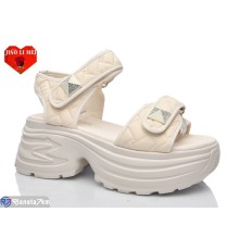 Босоніжки жіночі на літо (8 пар р.36-41) бежевий  "Jiao Li Mei"