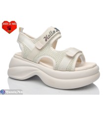 Босоніжки жіночі на літо (8 пар р.36-41) бежевий  "Jiao Li Mei"