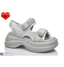 Босоніжки жіночі на літо (8 пар р.36-41) сірий  "Jiao Li Mei"