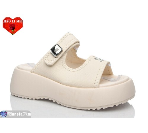 Шлепки жіночі на літо (8 пар р.36-41) бежевий  "Jiao Li Mei"