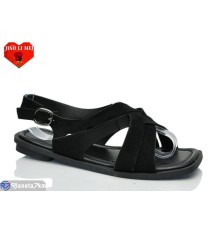 Босоніжки жіночі на літо (8 пар р.36-41) чорний  "Jiao Li Mei"