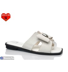 Шлепки жіночі на літо (8 пар р.36-41) бежевий  "Jiao Li Mei"