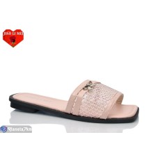 Шлепки жіночі на літо (8 пар р.36-41) рожевий  "Jiao Li Mei"