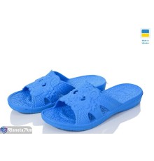 Шлепки жіночі на літо (8 пар р.37-41) синій  "Favora"