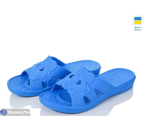 Шлепки жіночі на літо (8 пар р.37-41) синій  "Favora"