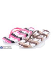 Шлепки жіночі на літо (12 пар р.36-41) мікс  "Favora"