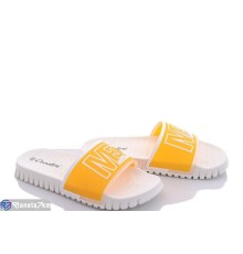 Шлепки жіночі на літо (8 пар р.36-41) жовтий  "Favora"