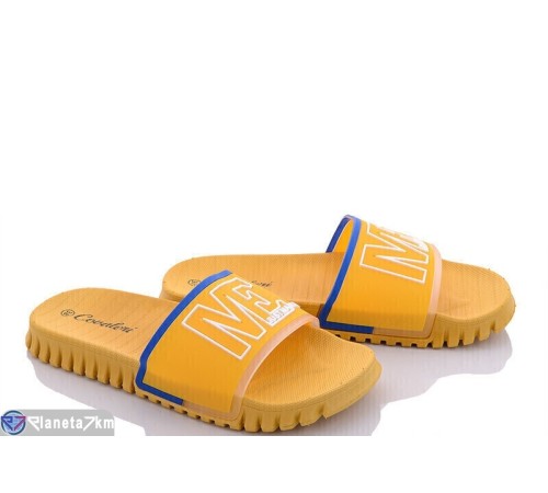 Шлепки жіночі на літо (8 пар р.36-41) жовтий  "Favora"