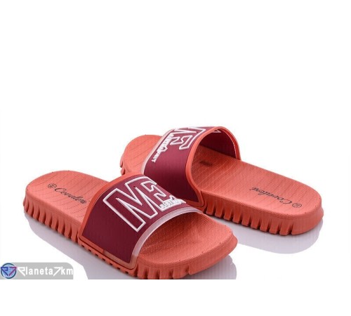 Шлепки жіночі на літо (8 пар р.36-41) червоний  "Favora"