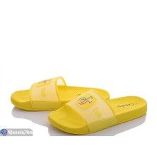 Шлепки жіночі на літо (8 пар р.36-41) жовтий  "Favora"
