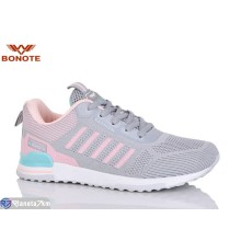 Кросівки жіночі на весну/осінь (8 пар р.36-41) сірий  "Bonote"