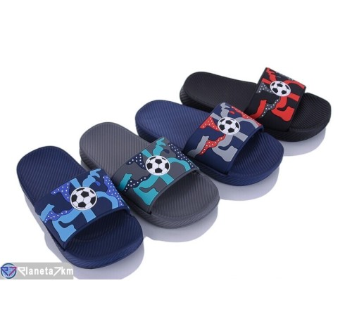 Шлепки дитячі на літо (12 пар р.24-29) мікс  "LUXORIS"