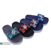 Шлепки дитячі на літо (12 пар р.30-35) мікс  "LUXORIS"