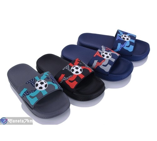 Шлепки дитячі на літо (12 пар р.30-35) мікс  "LUXORIS"