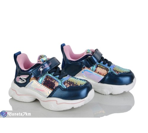 Дитячі кросівки на весну/осінь (8 пар р.22-27) синій  "Laifakids"