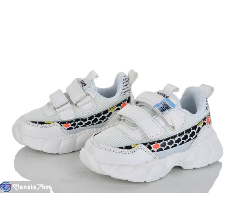Дитячі кросівки на весну/осінь (8 пар р.22-27) білий  "Laifakids"