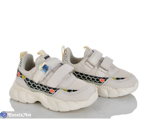 Дитячі кросівки на весну/осінь (8 пар р.22-27) бежевий  "Laifakids"