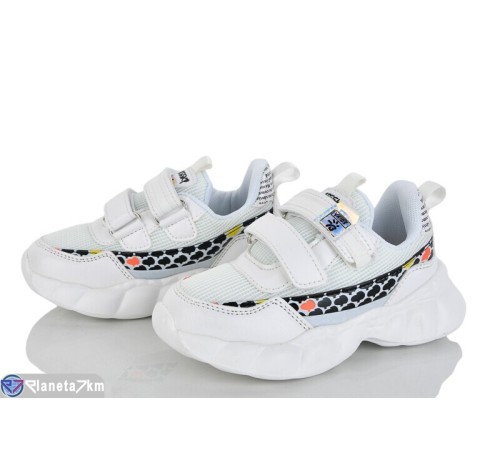 Дитячі кросівки на весну/осінь (8 пар р.26-31) білий  "Laifakids"