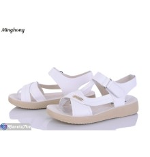 Босоніжки жіночі на літо (8 пар р.37-42) білий  "HORSE"