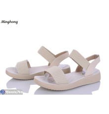 Босоніжки жіночі на літо (8 пар р.37-42) бежевий  "HORSE"