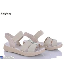 Босоніжки жіночі на літо (8 пар р.37-42) бежевий  "HORSE"